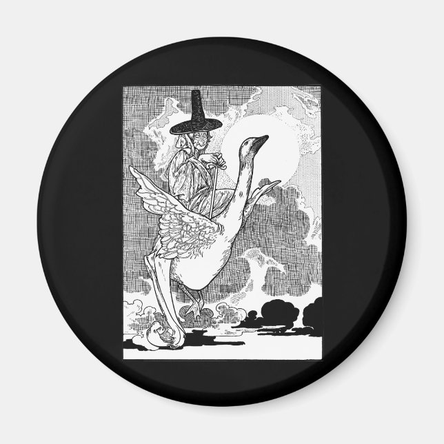 Vintage Viktorianische Muttergoose von Charles Rob Magnet (Vorne)