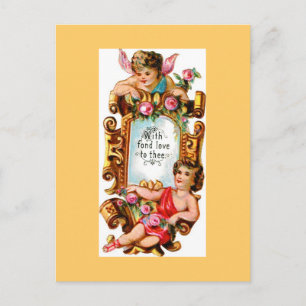 Vintage Viktorianische Postkarte