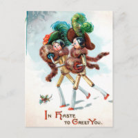 Vintage Viktorianische Puppenkarte