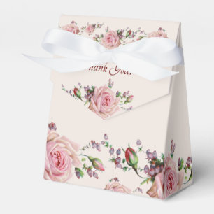 Vintage viktorianische romantische rosa Rosen Geschenkschachtel