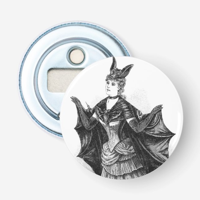 Vintage viktorianische Schlägerfrauen Flaschenöffner (Vorderseite)