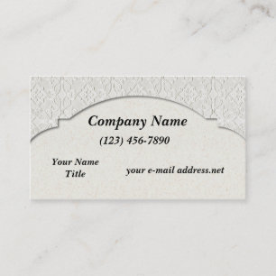 Vintage Viktorianische Textur Cutout Visitenkarte