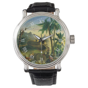 Vintage Viktorianische Volkskunst, Noah's Ark von Armbanduhr