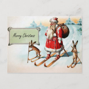 Vintage Viktorianische Weihnachten Postkarte
