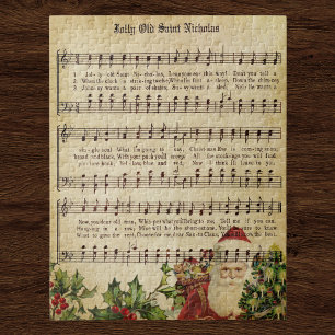 Vintage Viktorianische Weihnachten Puzzle