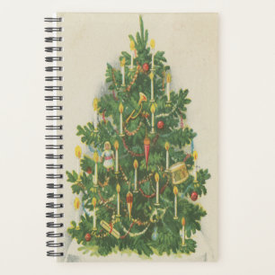 Vintage Viktorianische Weihnachtsbaumkerzen Planer