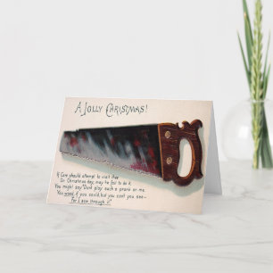 Vintage Viktorianische Weihnachtskarte Feiertagskarte