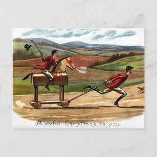 Vintage Viktorianische Weihnachtspostkarte Postkarte