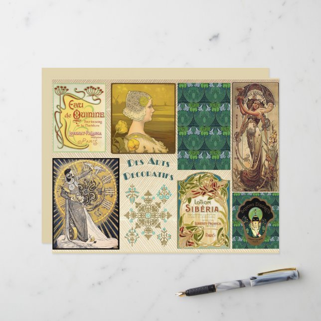 Vintage Viktorianische Werbung Medley Scrapbook (Vorderseite/Rückseite Beispiel)