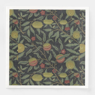 Vintage Viktorianische William Morris Fruit-Blätte Serviette