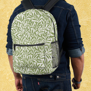 Vintage Viktorianische Willow-Blätter von William  Bedruckter Rucksack