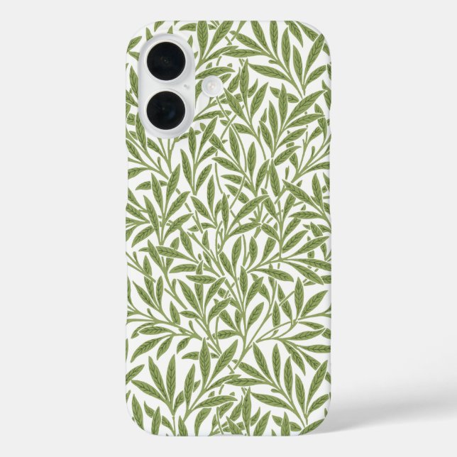 Vintage Viktorianische Willow-Blätter von William  Case-Mate iPhone Hülle (Rückseite)