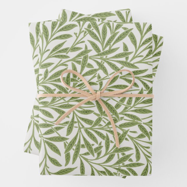 Vintage Viktorianische Willow-Blätter von William  Geschenkpapier Set (Beispiel)