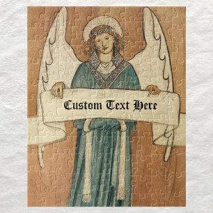 Vintage viktorianischer Engel von William Morris Puzzle