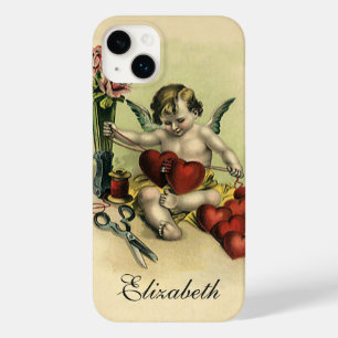Vintage viktorianischer Valentinstag-Engels-Näheri Case-Mate iPhone Hülle