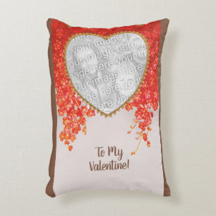 Vintage viktorianischer Valentinstag Mein Herz geh Dekokissen