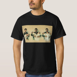 Vintage viktorianischer Vatertag, es sind Drilling T-Shirt