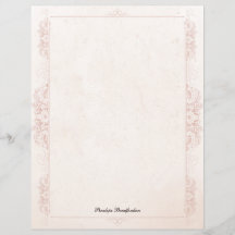 Vintage viktorianisches elegantes Namens-Schreibpa