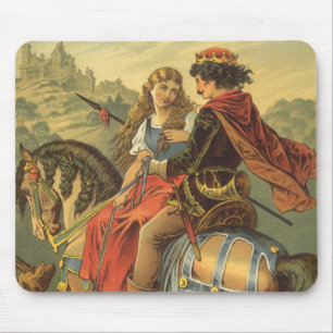 Vintage viktorianisches Märchen, Bruder und Schwes Mousepad