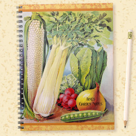 Vintage Villa Art Personalisiert Garden Notebook Notizblock