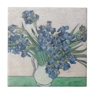 Vintage-Vincent-van-Gogh-Gemälde Irises Fliese