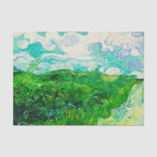 Vintage Vincent Van Gogh Green Wheat Fields Seidenpapier