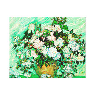 Vintage Vincent Van Gogh-Rose (1890) Leinwanddruck