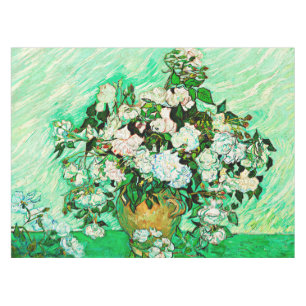 Vintage Vincent Van Gogh Rosen (1890) Tischdecke