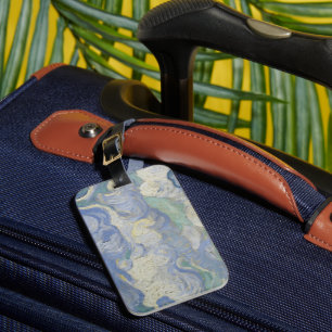 Vintage Vincent Van Gogh Weizenfeld mit Zypressen Gepäckanhänger