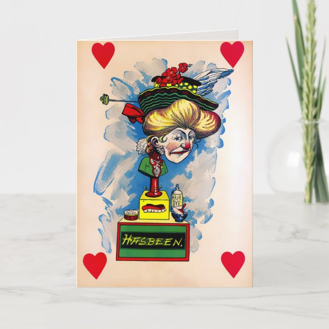 Vintage Vinegarine Valentine Card Feiertagskarte (Vorderseite)