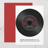 Vintage Vinyl 45 Record Überraschung Geburtstag In