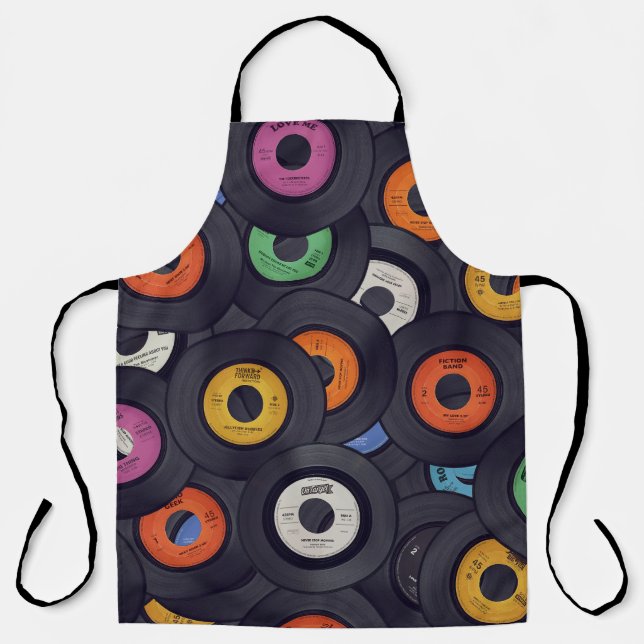 Vintage Vinyl Platten - Hintergrund Schürze (Vorderseite)