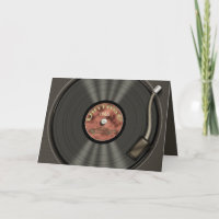 Vintage Vinylaufzeichnung (red)