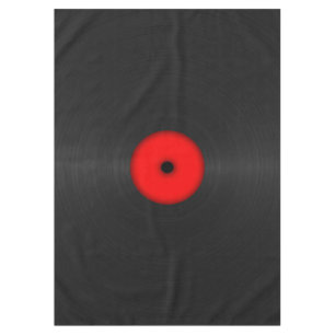 Vintage Vinylaufzeichnung Tischdecke