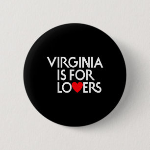 Vintage Virginia ist für Liebhaber _1 Button