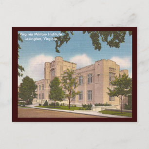 Vintage Virginia Military Institute Postkarte