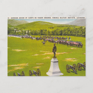 Vintage Virginia Military Institute Postkarte