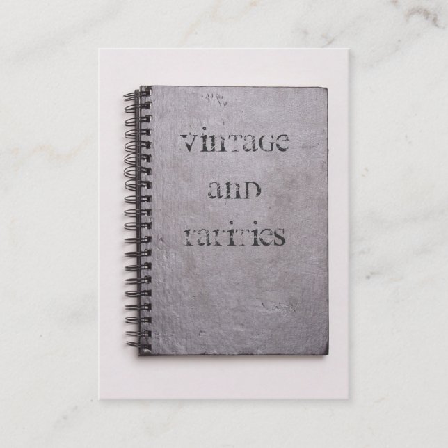 Vintage Visitenkarte (Vorderseite)