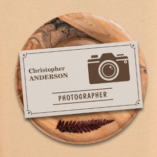 Vintage Visitenkarte für Fotografen