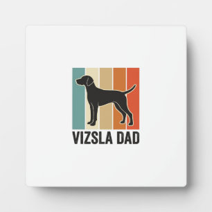 Vintage Vizsla Papa Hunde Liebhaber Shirt Design_1 Fotoplatte