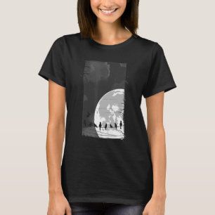 Vintage Vögel auf einer Drahtbird-Watchers-Ornitho T-Shirt