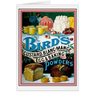 Vintage Vögel Custard, Blanc Mange Egg & Baking P