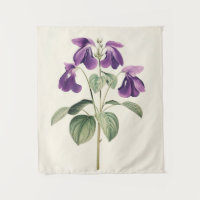 Vintage-Vogel-Fuß-Veilchen-Botanikdruck Blumen