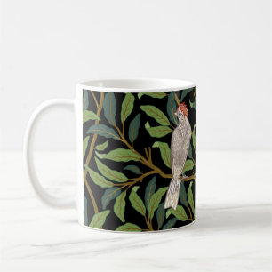 Vintage Vögel im Blätterdach mit Vögeln und Frücht Kaffeetasse