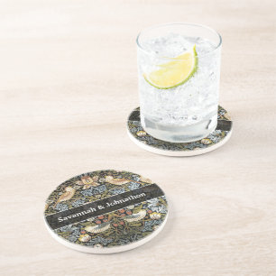 Vintage Vogel-Untersetzer zum Hochzeitstag Untersetzer