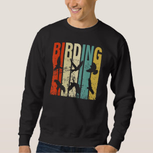 Vintage Vogelbeobachtung, Vogelbeobachter, Bird Lo Sweatshirt
