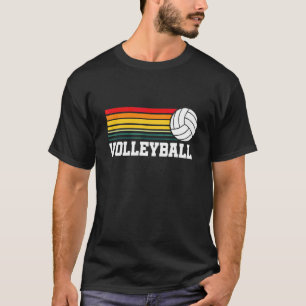 Vintage Volleyball Retro Ball Sporttrainer bei T-Shirt
