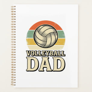 Vintage-Volleyball-Vater Retro-Shirt-Design_1 Planer