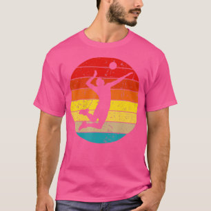Vintage Volleyballgestaltung für Damen und Herren T-Shirt