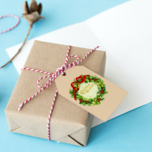 Vintage Von mir an dich Weihnachten Geschenkanhänger